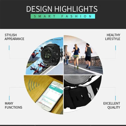 Spovan Outdoor Waterproof Smartwatch With Luminous Display