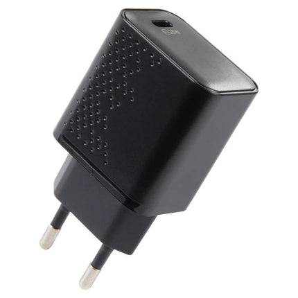 Handy Travel Charger for Daily Device Needs on the Go - compact black wall charger for phone and tablet, perfect for commuting and travel