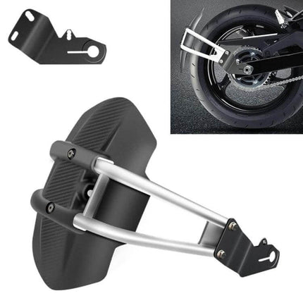 Motorcycle Rear Wheel Fender Mudguard A Style Foot - PP mudguard foot for flat forks, easy-install rear wheel protection against dirt and mud