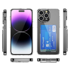 Transparent Air Bag Wallet Case for iPhone 15 Pro Max