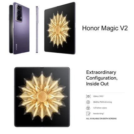 Honor Magic V2 Foldable Phone 16GB RAM 1TB Storage