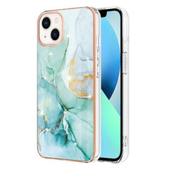 Marble-Inspired Electroplated Dual-Sided Shockproof TPU Phone Case