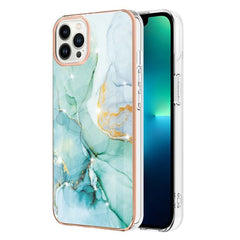 Marble-Inspired Electroplated Dual-Sided Shockproof TPU Phone Case