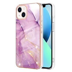 Marble-Inspired Electroplated Dual-Sided Shockproof TPU Phone Case