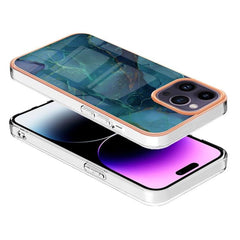 Marble Electroplated Dual-Sided IMD Phone Case