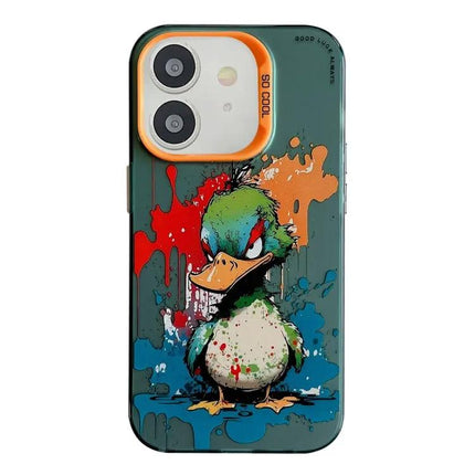 Animal Oil Painting Phone Case For iPhone 11 TPU PC