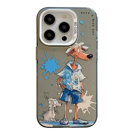 Stylish Animal Pattern Phone Case for iPhone Everyday Use
