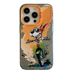 Pour iPhone 14 Pro Max / Chien à vélo
