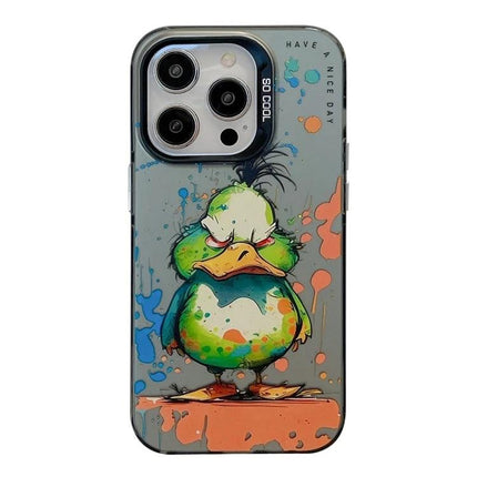 Animal Pattern Phone Case for Everyday Style and Protection - vibrant oil painting duck design slim protective shell