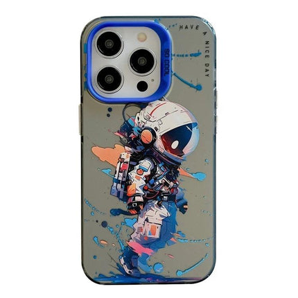 Animal Pattern Phone Case for Everyday Style and Protection - slim durable oil-painting astronaut design phone case, easy access to buttons