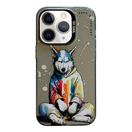 Animal Oil Painting Phone Case For Iphone 11 Pro Max