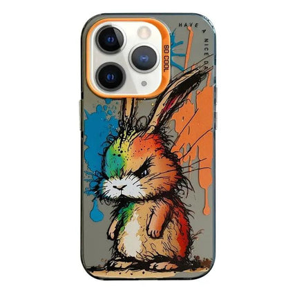 Animal Oil Painting Phone Case For Iphone 11 Pro Max