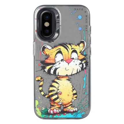 Animal Oil Painting Phone Case for iPhone X and XS