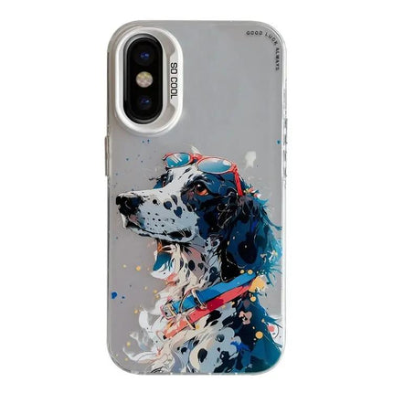 Animal Oil Painting Phone Case for iPhone X and XS