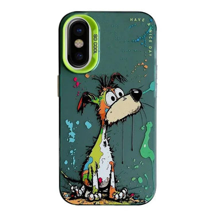 Animal Oil Painting Phone Case for iPhone X and XS