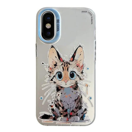 Animal Oil Painting Phone Case for iPhone X and XS