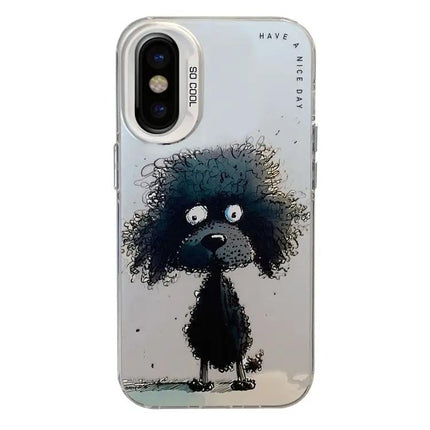Animal Oil Painting Phone Case for iPhone X and XS