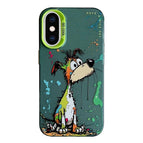 Para iPhone XS Max / Perro verde