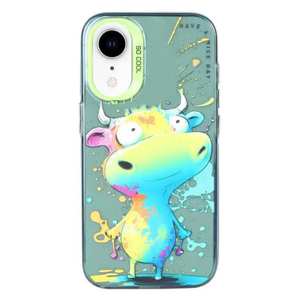Animal Oil Painting Phone Case For Iphone XR With TPU