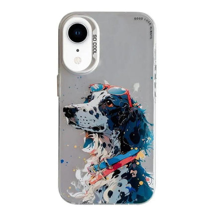 Animal Oil Painting Phone Case For Iphone XR With TPU