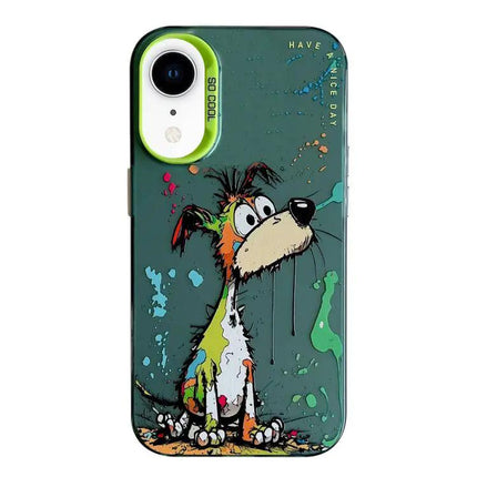 Animal Oil Painting Phone Case For Iphone XR With TPU