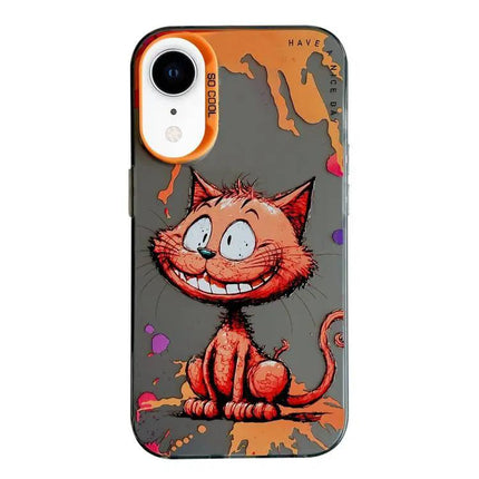 Animal Oil Painting Phone Case For Iphone XR With TPU