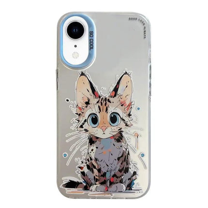 Animal Oil Painting Phone Case For Iphone XR With TPU