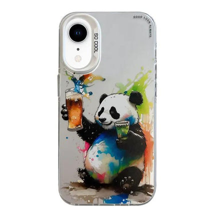 Animal Oil Painting Phone Case For Iphone XR With TPU