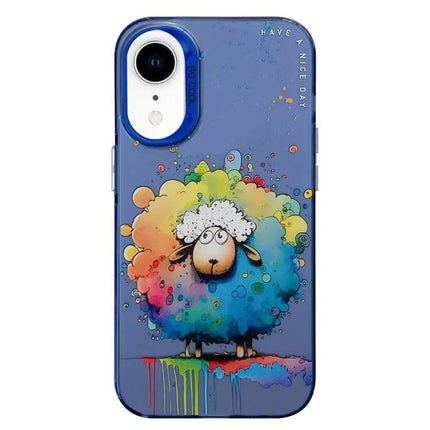 Animal Oil Painting Phone Case For Iphone XR With TPU