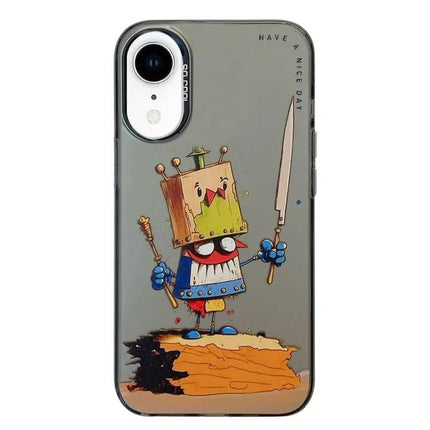 Animal Oil Painting Phone Case For Iphone XR With TPU