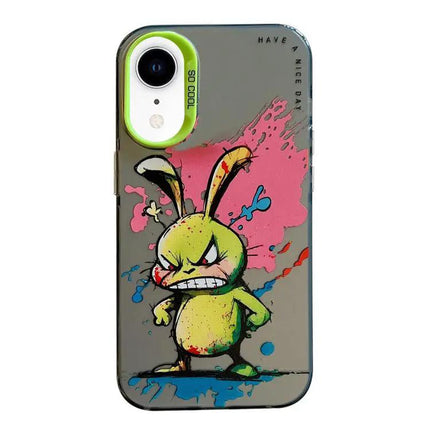 Animal Oil Painting Phone Case For Iphone XR With TPU