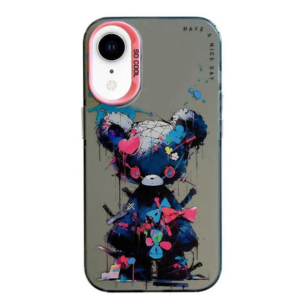 Animal Oil Painting Phone Case For Iphone XR With TPU