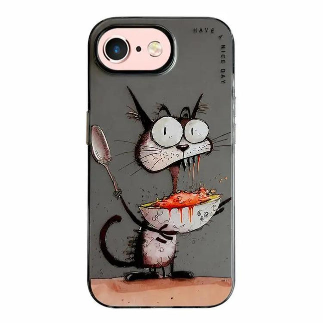 Animal Oil Painting Phone Case For iPhone 6s 6 Slim