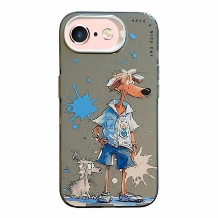 Animal Oil Painting Phone Case For iPhone 6s 6 Slim