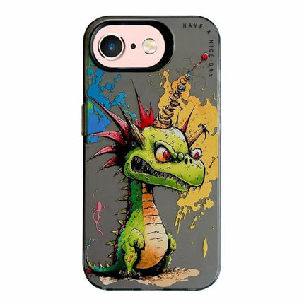 Animal Pattern Oil Painting Phone Case For Plus Size Phones