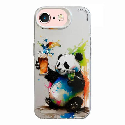 Animal Pattern Oil Painting Phone Case For Plus Size Phones