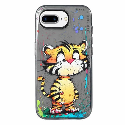 Animal Oil Painting Phone Case For iPhone 7 Plus 8 Plus