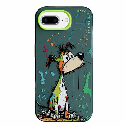 Animal Oil Painting Phone Case For iPhone 7 Plus 8 Plus