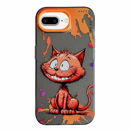 Animal Oil Painting Phone Case For iPhone 7 Plus 8 Plus