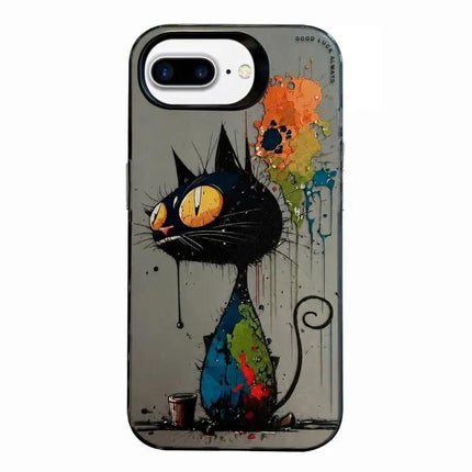 Animal Oil Painting Phone Case For iPhone 7 Plus 8 Plus