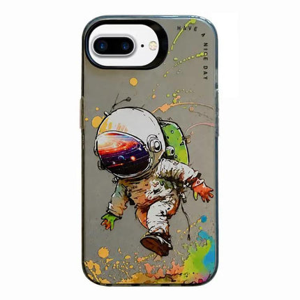 Animal Oil Painting Phone Case For iPhone 7 Plus 8 Plus