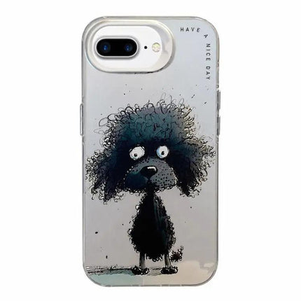 Animal Oil Painting Phone Case For iPhone 7 Plus 8 Plus