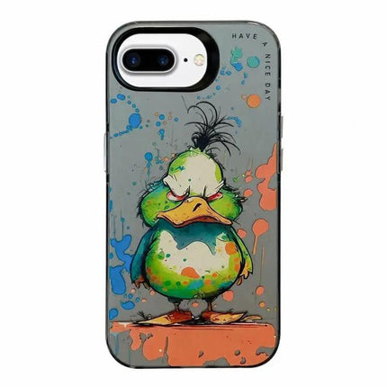 Animal Oil Painting Phone Case For iPhone 7 Plus 8 Plus
