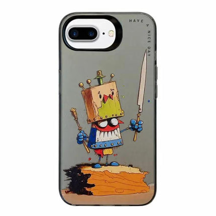Animal Oil Painting Phone Case For iPhone 7 Plus 8 Plus