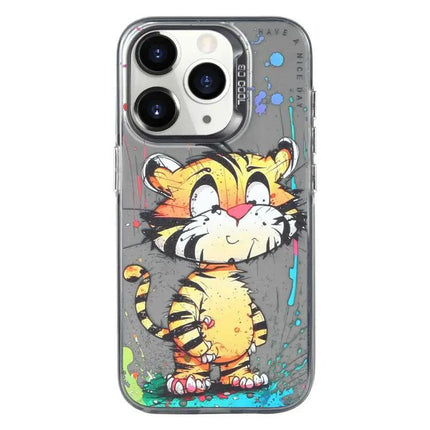 Animal Oil Painting Phone Case For IPhone 11 Pro Cute