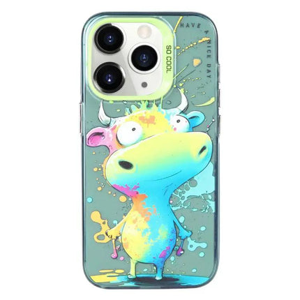 Animal Oil Painting Phone Case For IPhone 11 Pro Cute