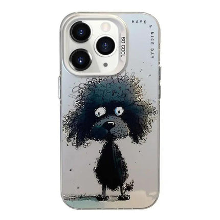 Animal Oil Painting Phone Case For IPhone 11 Pro Cute