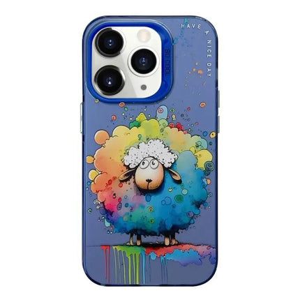 Animal Oil Painting Phone Case For IPhone 11 Pro Cute