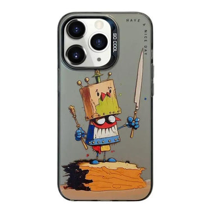 Animal Oil Painting Phone Case For IPhone 11 Pro Cute
