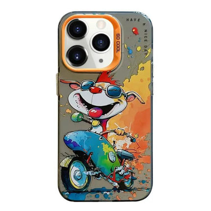 Animal Oil Painting Phone Case For IPhone 11 Pro Cute